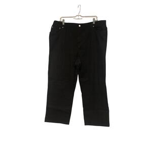 GUC Jones New York Signature 20W Plus‎ Cotton Denim Black Pants